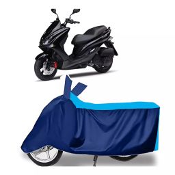 Auto Pearl Two Wheeler Cover for Yamaha Majesty S 155 maxi - Cyan, Blue-image-49