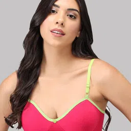 Imsa Moda Non-Wired Lightly Padded All Day Comfort Seamless Everyday Bra-image-13