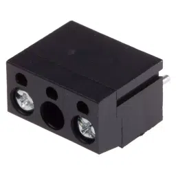 RS PRO 2 Pin PCB Terminal Block 10 mm Pitch Screw Termination, 8970777-66