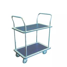 Guitel Hervieu 2 Shelf Steel Trolley Cart 740 x 480 x 990 mm 200 Kg Load, 1893-image-43
