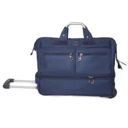 SWISS MILITARY Carry on Duffle Luggage 53 L Polyester Navy Blue, FATBOY_DB01_NVY_48LTR-image-86