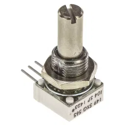 Vishay Panel Mount, Through Hole Rotary Potentiometer 1 W Power 100 kΩ Resistance Pin Terminal, 14910F0GJSX10104KA-picture-42
