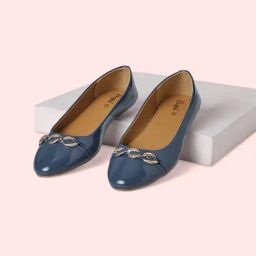 People by Pantaloons Women's Blue Flat Ballets-image-70