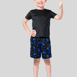 Seyor Boys Pack of 2 Printed Relaxed Fit Mid-Rise Cotton Shorts-image-21