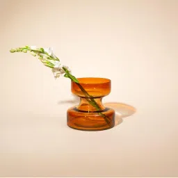 Muun Home Haze Brown Glass Vase-picture-40