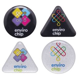 Envirochip Clinically Tested Radiation Protection Patented Chip for Mobile Kolum Design Family Pack of - 4 Chips-2