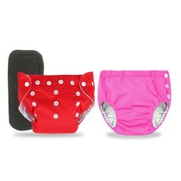 Chinmay Kids Combo of Baby Swim Diaper Waterproof Reusable Leakproof Adjustable Pool Swimsuit & Adjustable Size Baby Cloth Button Diaper Washable/Reusable Nappies for Infants With Black Insert-image-62
