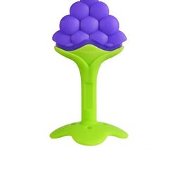 Numum Baby BPA Free Natural Organic Freezer Safe Silicone Teething - (Blue Fruit Teether)( Color and design may vary)-24