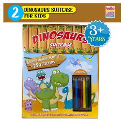 My Suitcase Activity Bag: Dinosaurs Activity Book By Hello Friend Books - English-10