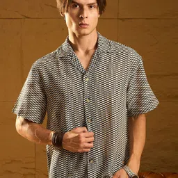 DENNISON Men Relaxed Opaque Casual Shirt-image-47
