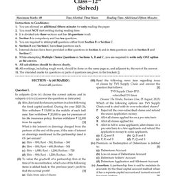 oswaal books Oswaal BooksISC Question Bank Chapterwise & Topicwise Solved Papers Class 12 Accounts For 2026 Exam - English image 3