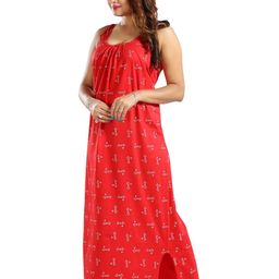 Inner Beats Women Pack Of 2 Multicoloured Cotton Blend Nightdress-picture-25