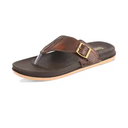 Trump Men Brown Flip Flops-image-76