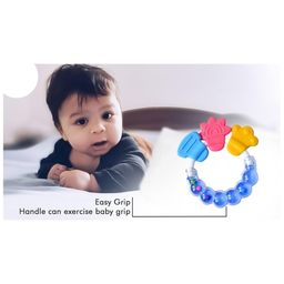 Joy Buzz Baby Food Feeder Nibbler & Rattle Teether Combo - Multicolor image 5