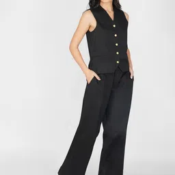 KOVET V-Neck Waistcoat With Trousers-image-39