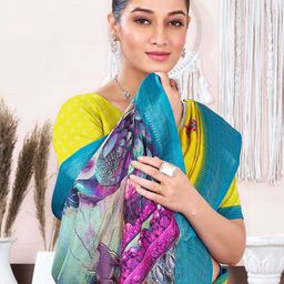 KALINI Ethnic Motifs Zari Tussar Saree-picture-53