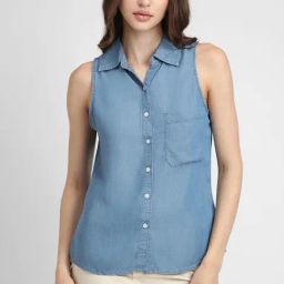 Forever 21 Blue Regular Fit Shirt-picture-45