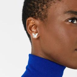 Accessorize London Butterfly Silver Stud Earrings-65