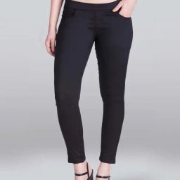 Lyra Black Mid Rise Jeggings-image-38