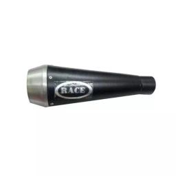 RA Accessories Race Mild Steel Black Bike Exhaust for Honda CBR 650F-image-15