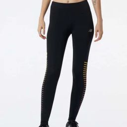 New Balance Black Printed Sports Tights-image-127