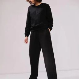 Vero Moda Black Cotton Straight Fit Trousers-image-41