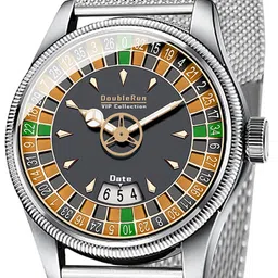 DOUBLERUN Men Dial & Bracelet Style Straps Analogue Multi Function Watch H05N12005 image 2