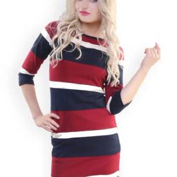 Belle Fille Multicolor Striped Dress-picture-7