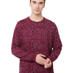 Pepe Jeans Red Regular Fit Printed Sweatshirt-35