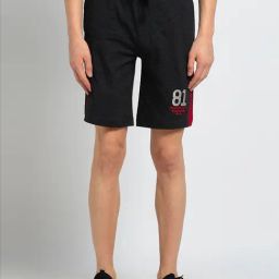 Van Heusen Athleisure Regular Fit Smart Tech Easy Stain Release Knit Shorts - Charcoal Melange-picture-8