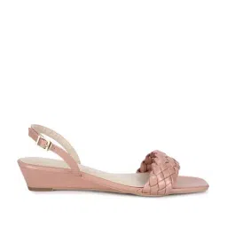 W Women's Wchelsea Peach Back Strap Wedges-image-44