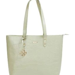 Code by Lifestyle Green Textured Tote Bag-image-28
