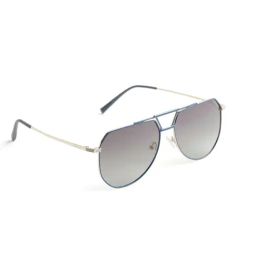 Opium Grey UV Protection Aviator Sunglasses for Men-image-57