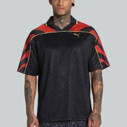 Puma New Navy Relaxed Fit Printed Sports Polo-image-80
