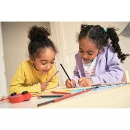 Stabilo Triangular thick colored pencils Set Multicolor for Artists, Students, Hobbyists, 203/24-01 (Set of 24) image 5