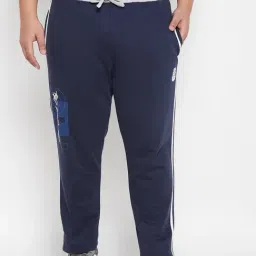 Bigbanana Navy Cotton Regular Fit Printed Trackpants-image-15