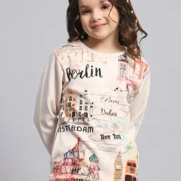 Monte Carlo Kids Beige Printed Full Sleeves Sweatshirt-image-63