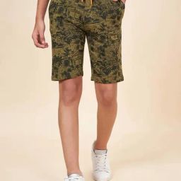 Coolsters by Pantaloons Kids Olive Cotton Printed Shorts-image-88