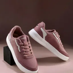 Campus Women's NA OGL-10 Mauve & Off White Sneakers-image-54