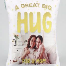 FNP Multicolor Canvas Printed Big Hug Personalised Cushion image 3