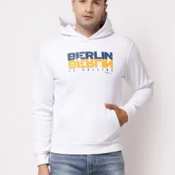 Red Tape White Regular Fit Graphic Hoodie-picture-22
