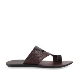 Metro Men's Brown Toe Ring Sandals-picture-16