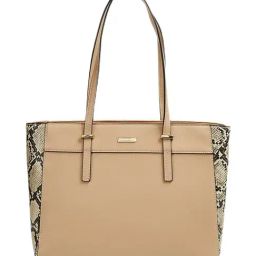 Code by Lifestyle Taupe Animal Effect Tote Bag-32