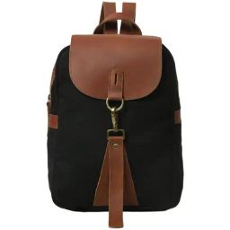 MaheTri 12.14 Black & Brown Medium Backpack-image-9