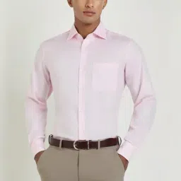 Allen Solly Pink Cotton Regular Fit Shirt-image-17