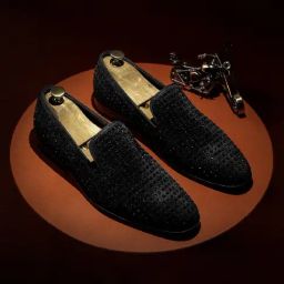 Griffin Men's Black Casual Loafers-image-99
