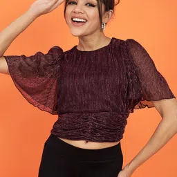 Justin Whyte Chiffon Styled Back Top-image-35
