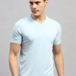 Rock.it Sky Blue Cotton Regular Fit T-Shirt-image-95