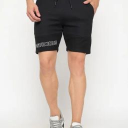 Duke Black Regular Fit Shorts-picture-40