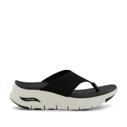 Skechers Women's ARCH FIT - EASY DAY Black Casual Flip Flops-image-45